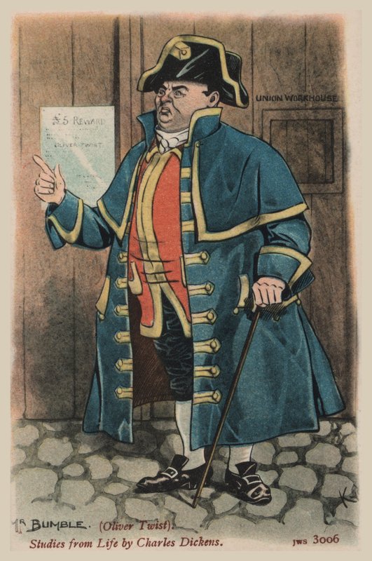 Mr Bumble, Oliver Twist de Joseph Clayton  Clarke