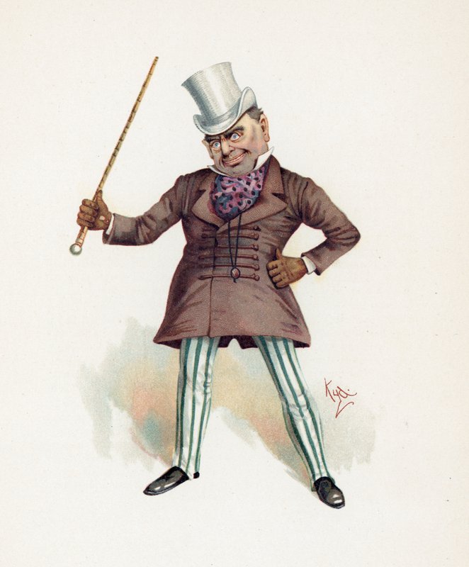 Mayor Bagstock, ilustración de 