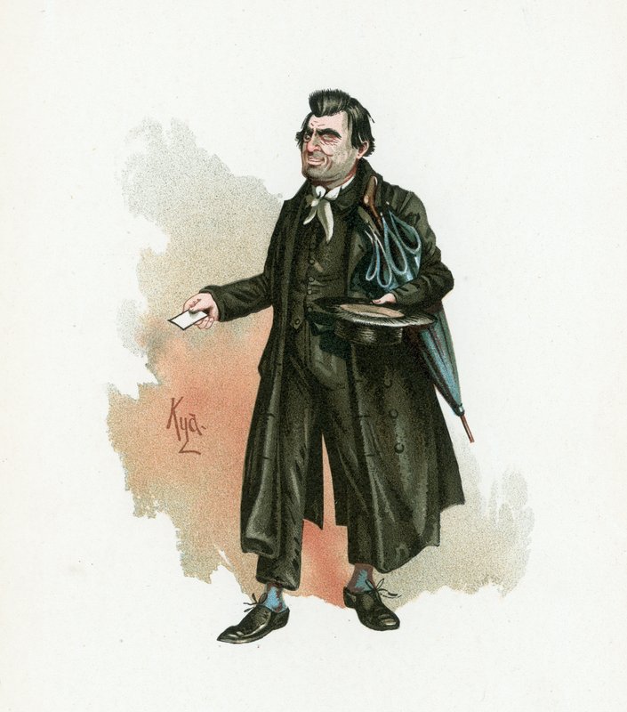 Mr Whackford Squeers, ilustración de 
