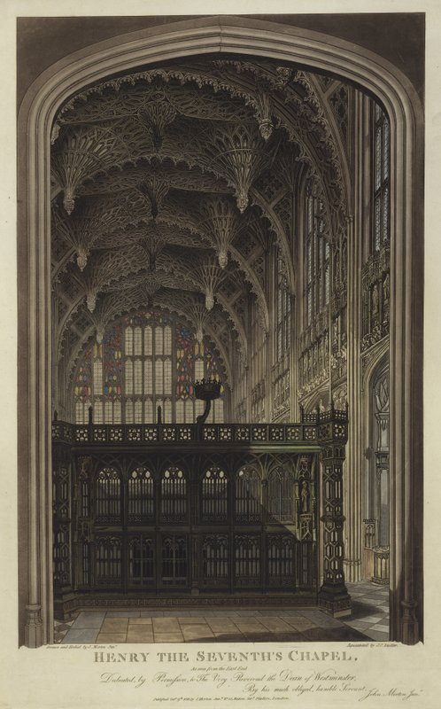 Capilla de Enrique VII, Abadía de Westminster, Londres de Joseph Constantine Stadler