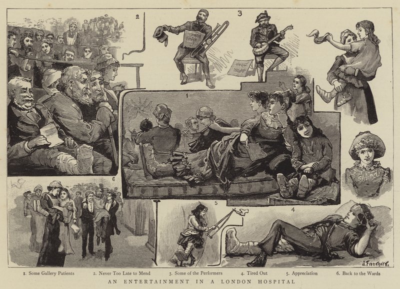 Un entretenimiento en un hospital de Londres de Joseph Finnemore