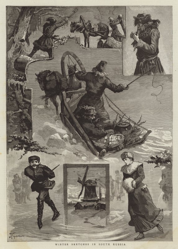 Bocetos de invierno en el sur de Rusia de Joseph Finnemore