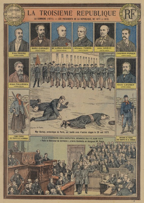 La Tercera República Francesa: la Comuna de París (1871) y los Presidentes de la República de Joseph Girard