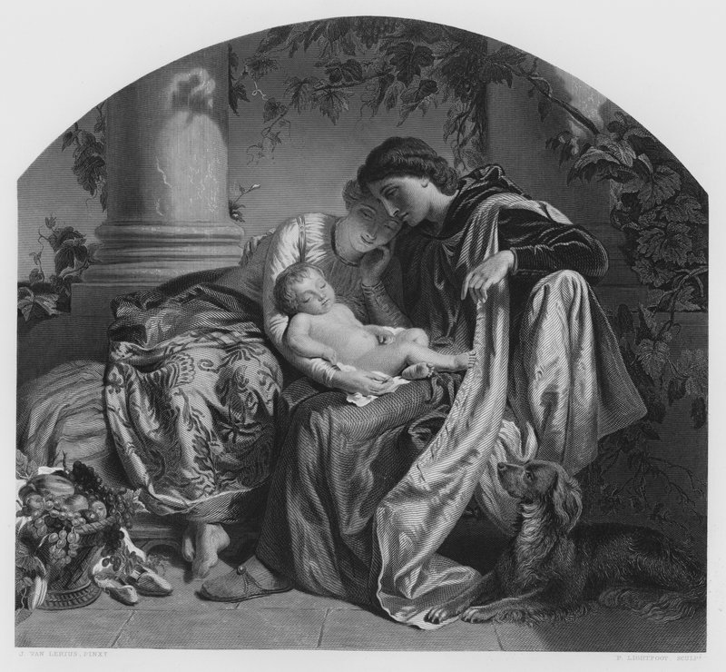 El Primogénito, de la pintura en la Colección Real de Joseph Henri François van Lerius
