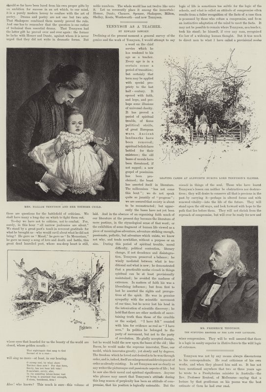 Alfred, Barón Tennyson, Poeta Laureado de Joseph Holland Tringham