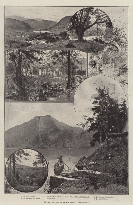 En los Pasos de Thomas Moore, Glendalough de Joseph Holland Tringham