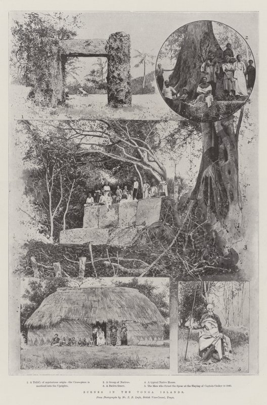 Escenas en las islas Tonga de Joseph Holland Tringham