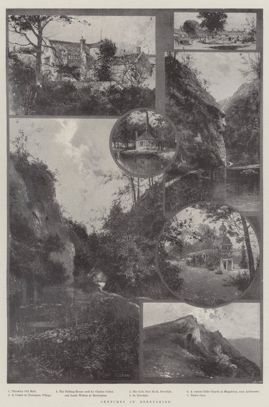 Bocetos en Derbyshire de Joseph Holland Tringham