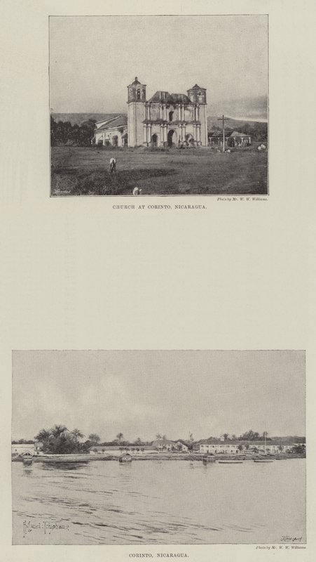 Bocetos de Nicaragua de Joseph Holland Tringham