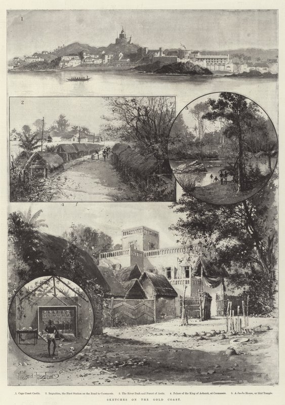Bocetos en la Costa de Oro de Joseph Holland Tringham