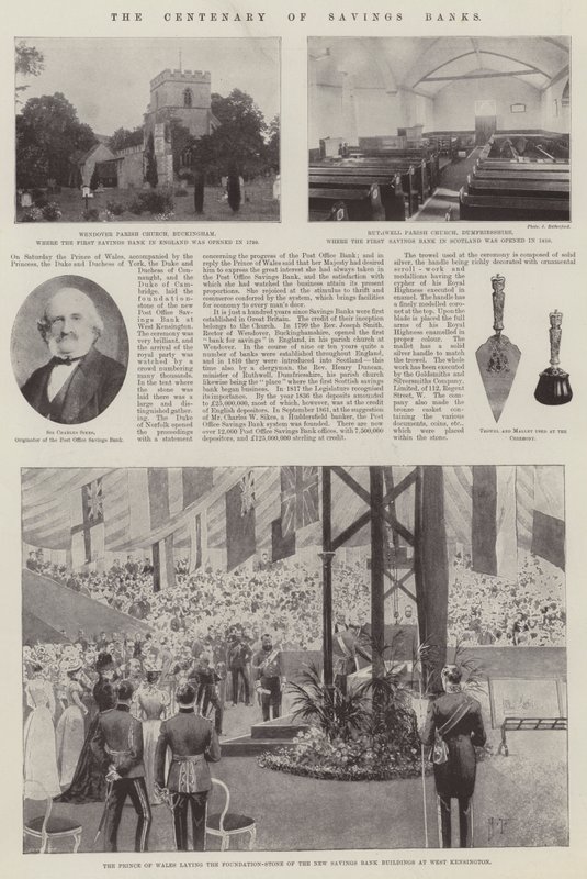 El Centenario de los Bancos de Ahorro de Joseph Holland Tringham