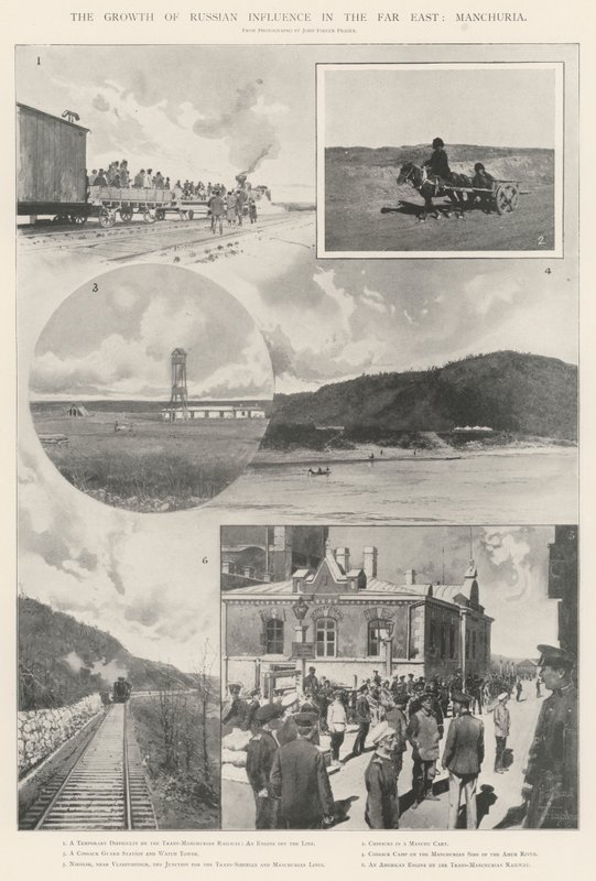 El Crecimiento de la Influencia Rusa en el Lejano Oriente, Manchuria de Joseph Holland Tringham