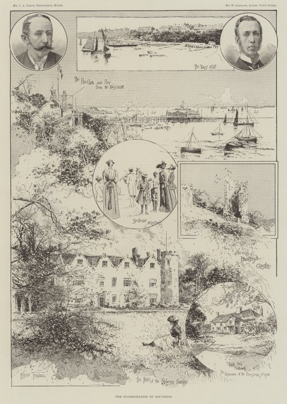 La incorporación de Southend de Joseph Holland Tringham