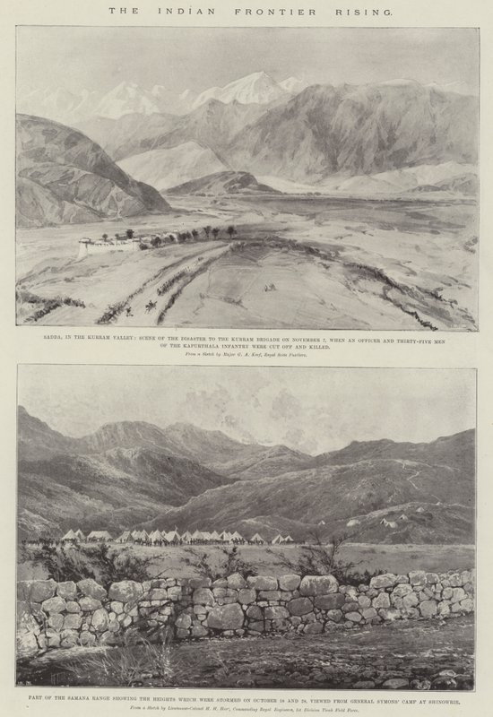 El Levantamiento de la Frontera India de Joseph Holland Tringham