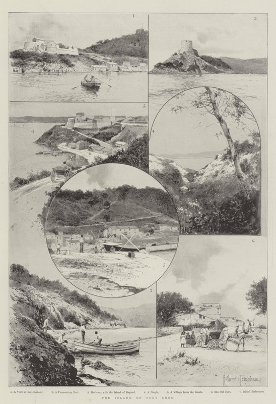 La isla de Port Cros de Joseph Holland Tringham