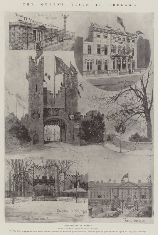 La visita de la Reina a Irlanda de Joseph Holland Tringham