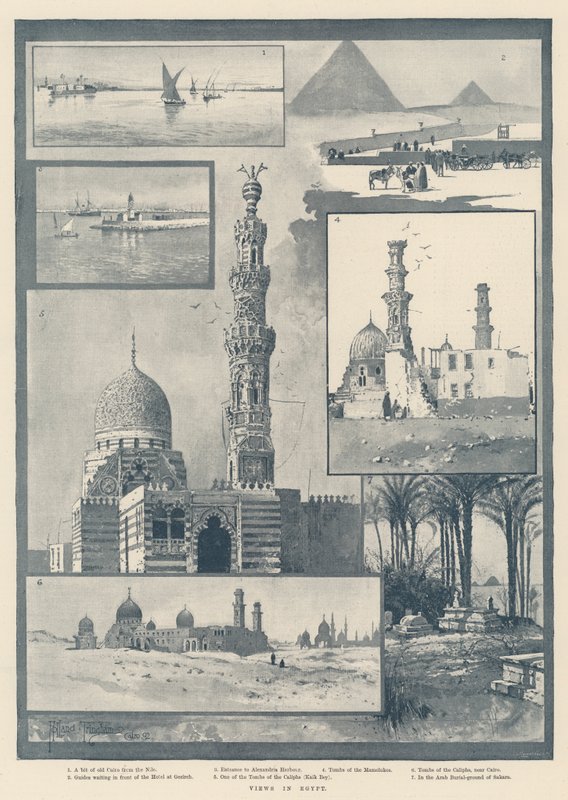 Vistas en Egipto de Joseph Holland Tringham