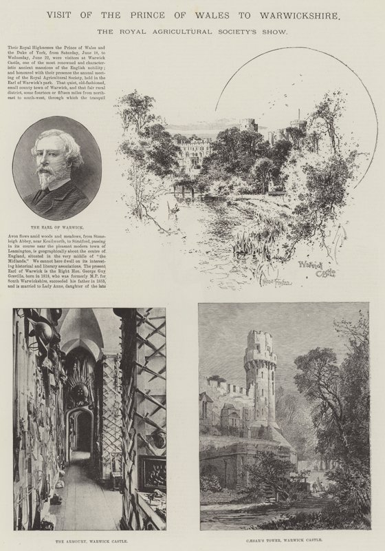 Visita del Príncipe de Gales a Warwickshire de Joseph Holland Tringham