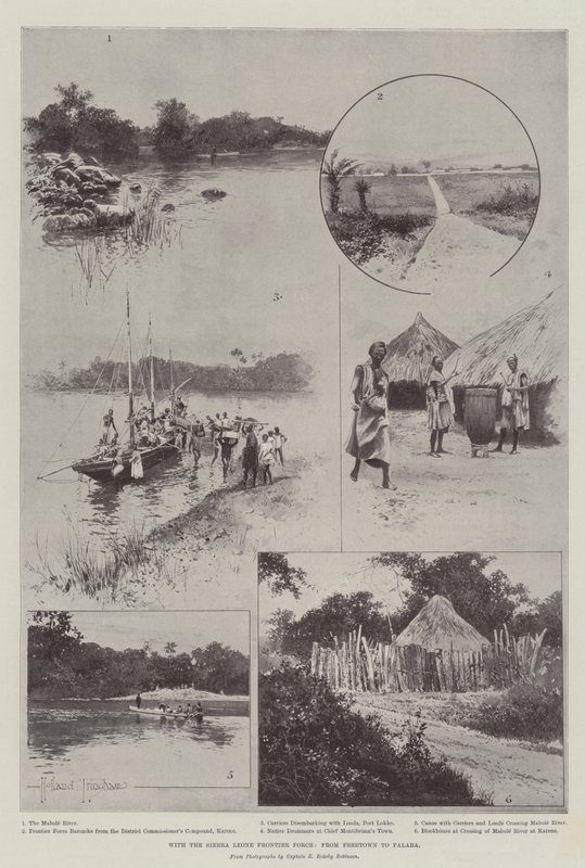 Con la Fuerza Fronteriza de Sierra Leona, de Freetown a Falaba de Joseph Holland Tringham