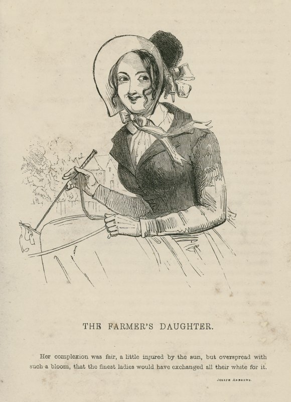 La hija del granjero de Joseph Kenny (after) Meadows