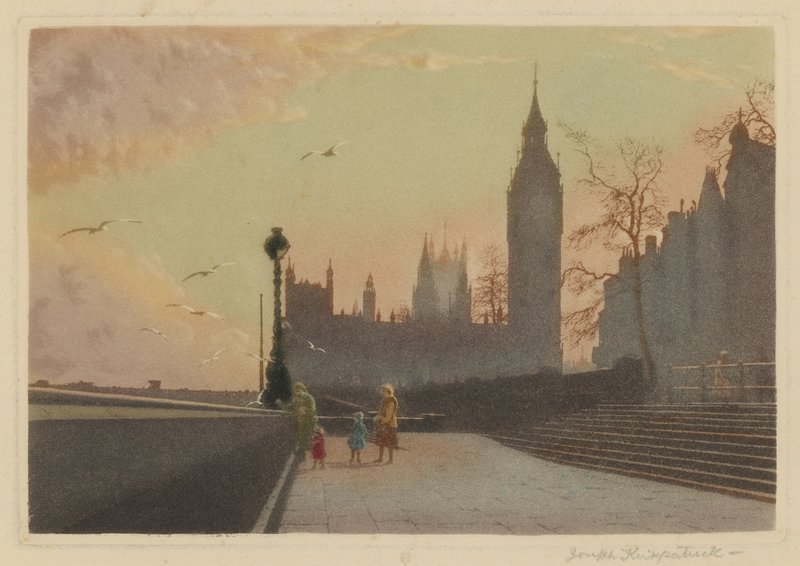 Casas del Parlamento, Westminster de Joseph Kirkpatrick