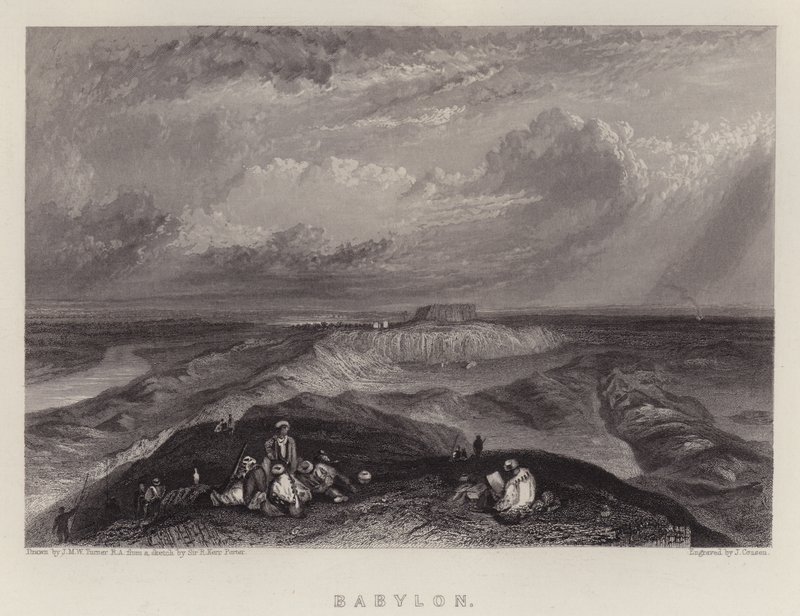 Babilonia de Joseph Mallord William (after) Turner