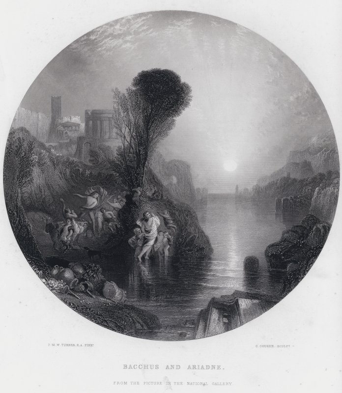 Baco y Ariadna de Joseph Mallord William (after) Turner