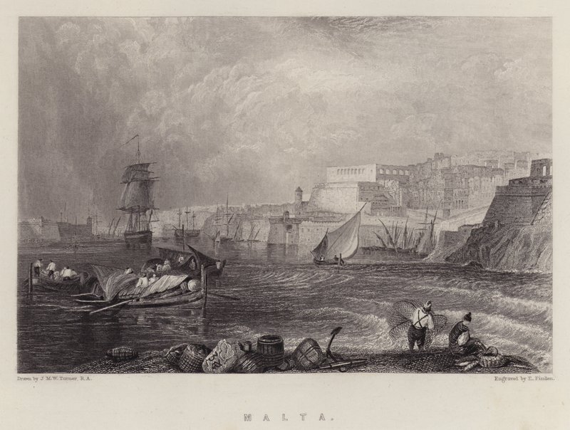 Malta de Joseph Mallord William (after) Turner