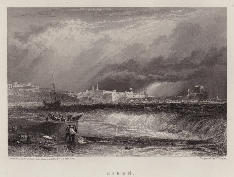 Sidón de Joseph Mallord William (after) Turner