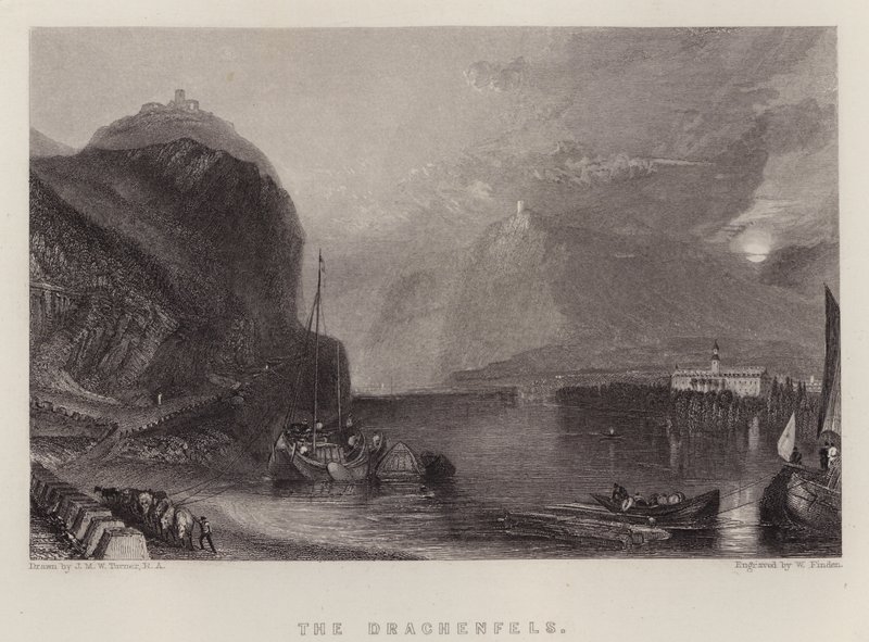 El Drachenfels de Joseph Mallord William (after) Turner