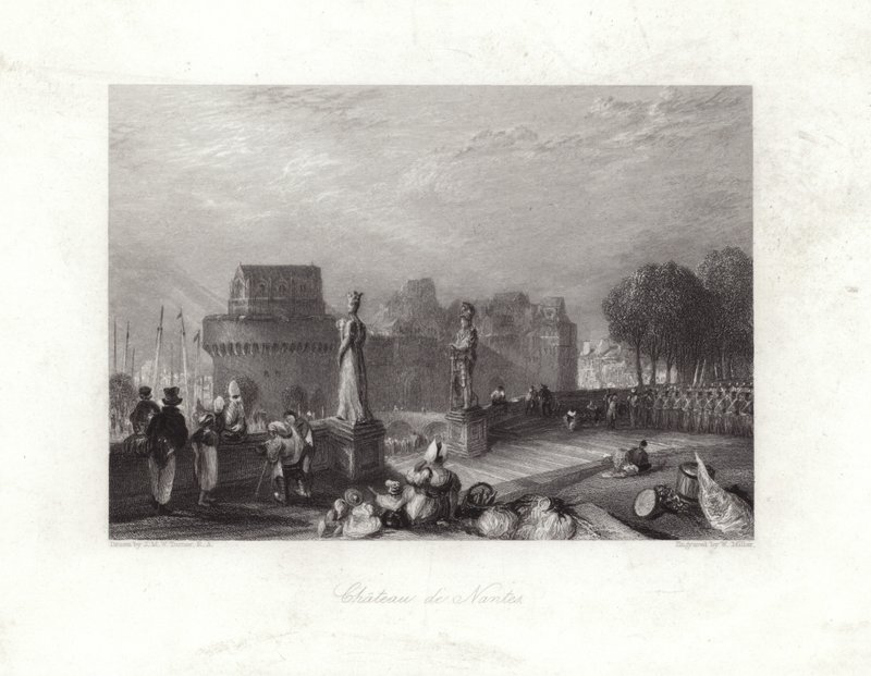 Castillo de Nantes de Joseph Mallord William Turner