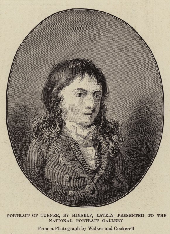 Retrato de Turner, por él mismo, recientemente presentado a la National Portrait Gallery de Joseph Mallord William Turner