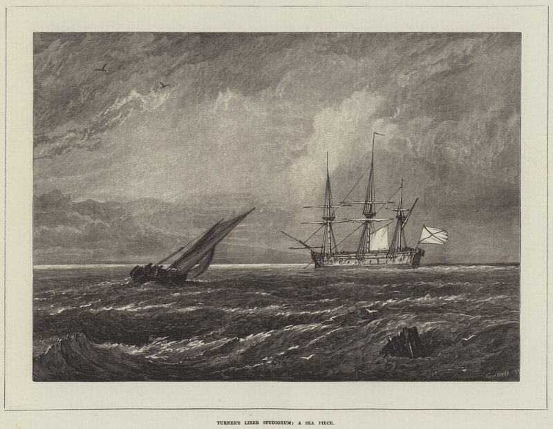 Liber Studiorum de Turner, una pieza de mar de Joseph Mallord William Turner