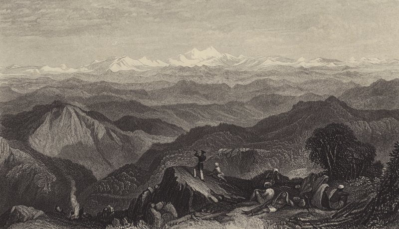 Cordillera nevada, desde Tyne o Marma de after Joseph Mallord William Turner