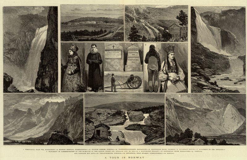 Un tour en Noruega de Joseph Nash
