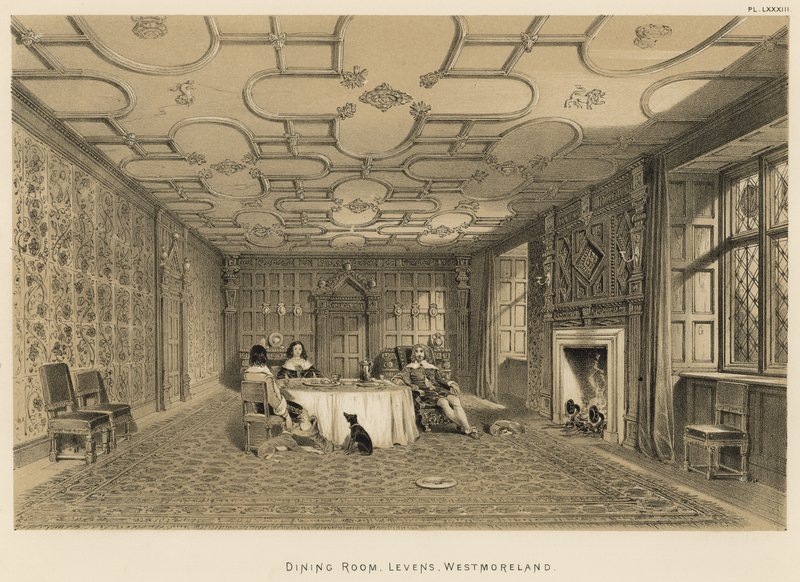 Comedor, Levens, Westmoreland de Joseph Nash