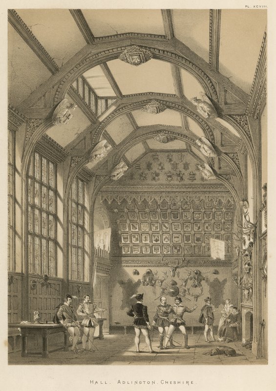 Salón, Adlington, Cheshire de Joseph Nash