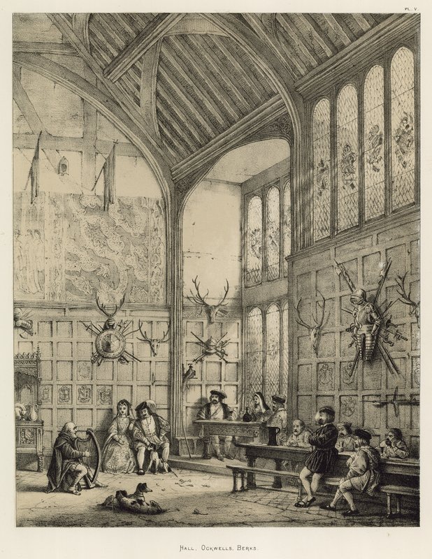 Salón, Ockwells, Berks de Joseph Nash
