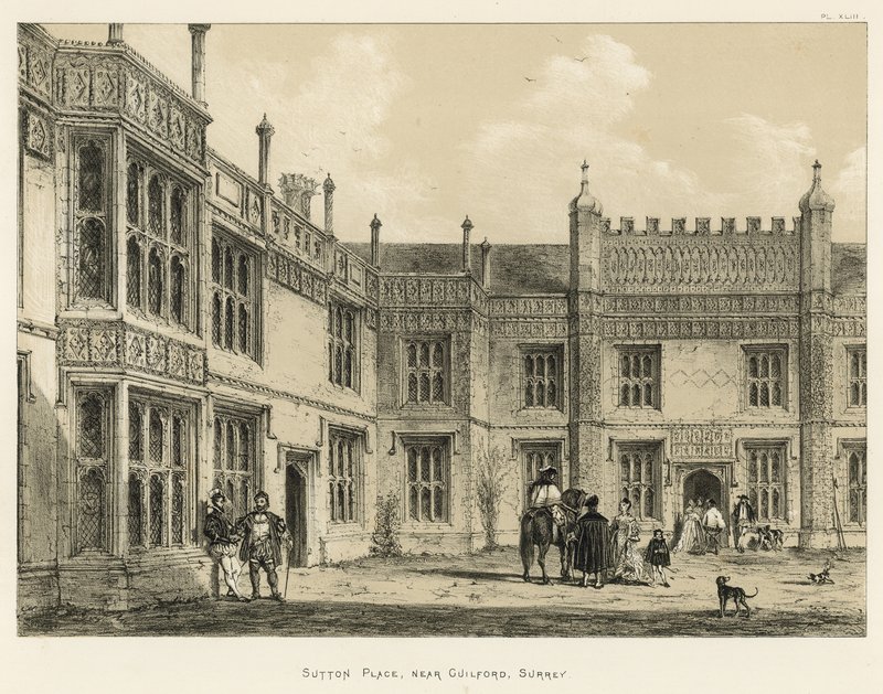 Sutton Place, cerca de Guilford, Surrey de Joseph Nash