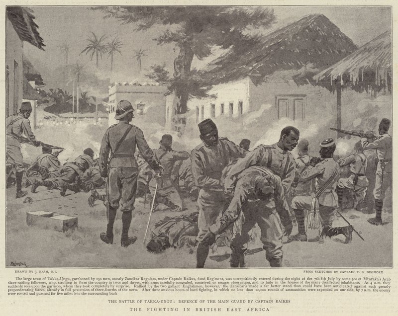 La Lucha en África Oriental Británica de Joseph Nash