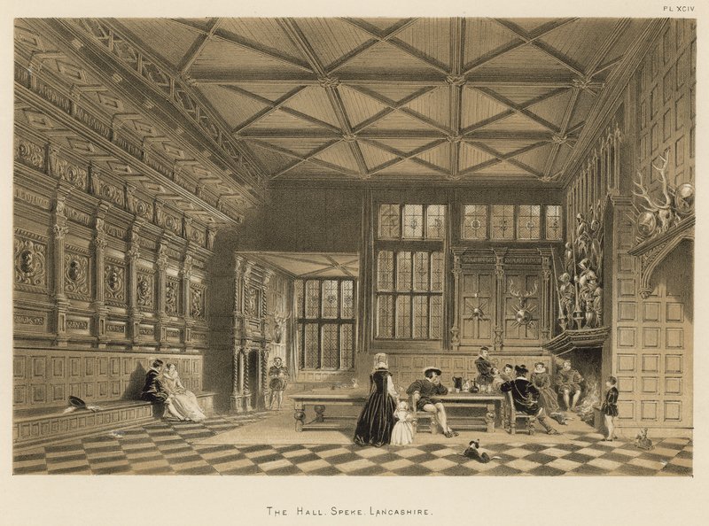 El Salón, Speke, Lancashire de Joseph Nash
