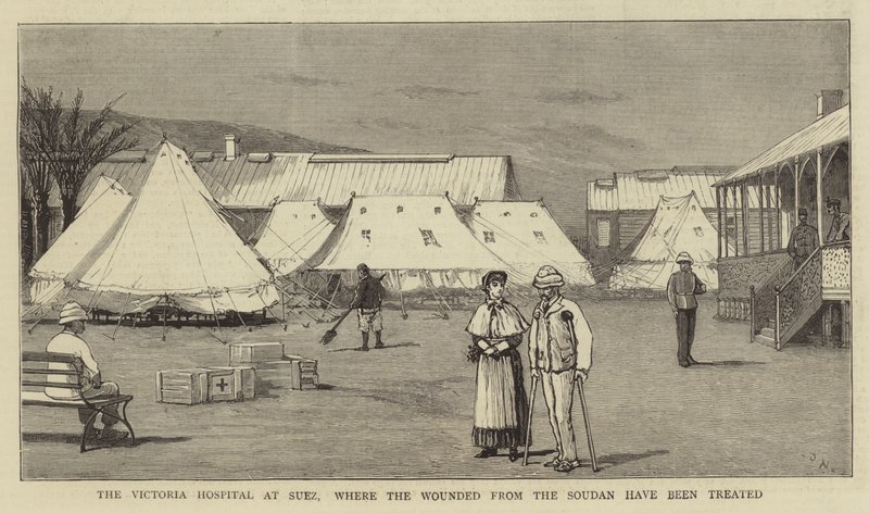 El Hospital Victoria en Suez, donde se han tratado los heridos del Sudán de Joseph Nash