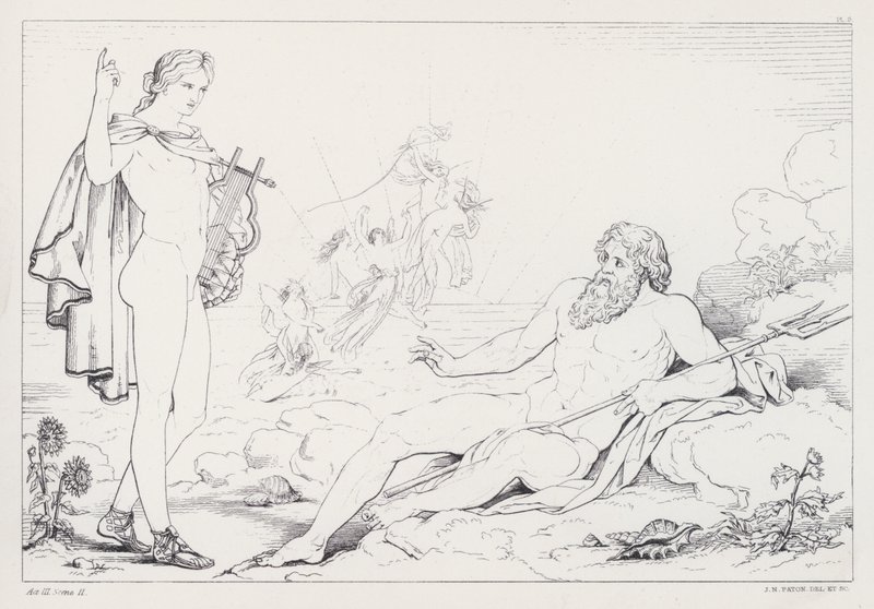 Prometeo liberado de Shelley, Acto III, Escena 2 de Joseph Noel after Paton