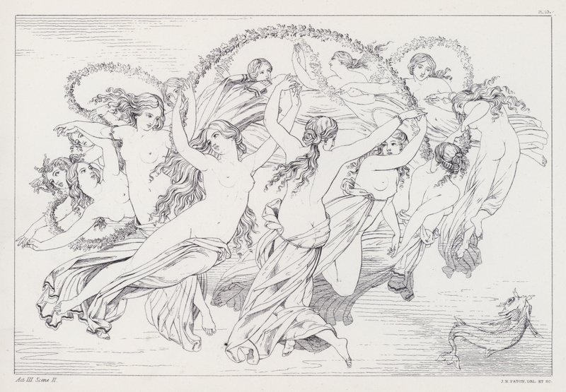 Prometeo liberado de Shelley, Acto III, Escena 2 de Joseph Noel after Paton