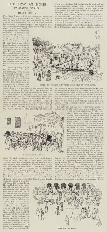 El judío en casa, por Joseph Pennell de Joseph Pennell