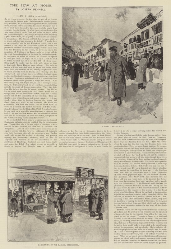 El judío en casa, por Joseph Pennell de Joseph Pennell