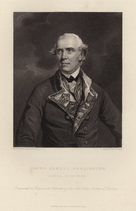 Honorable Samuel Barrington de Joshua Reynolds