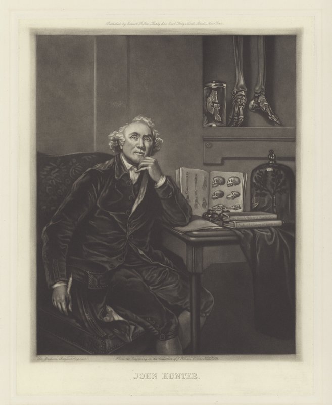 John Hunter, cirujano escocés de Joshua Reynolds