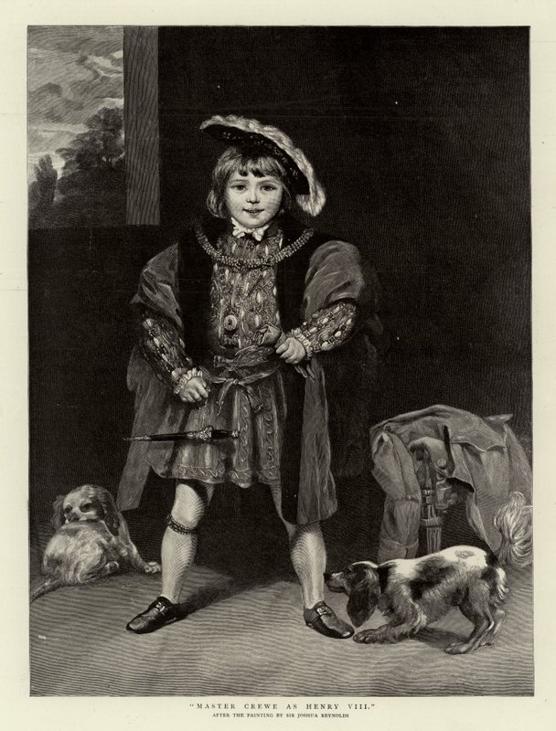 Maestro Crewe como Enrique VIII de Joshua Reynolds