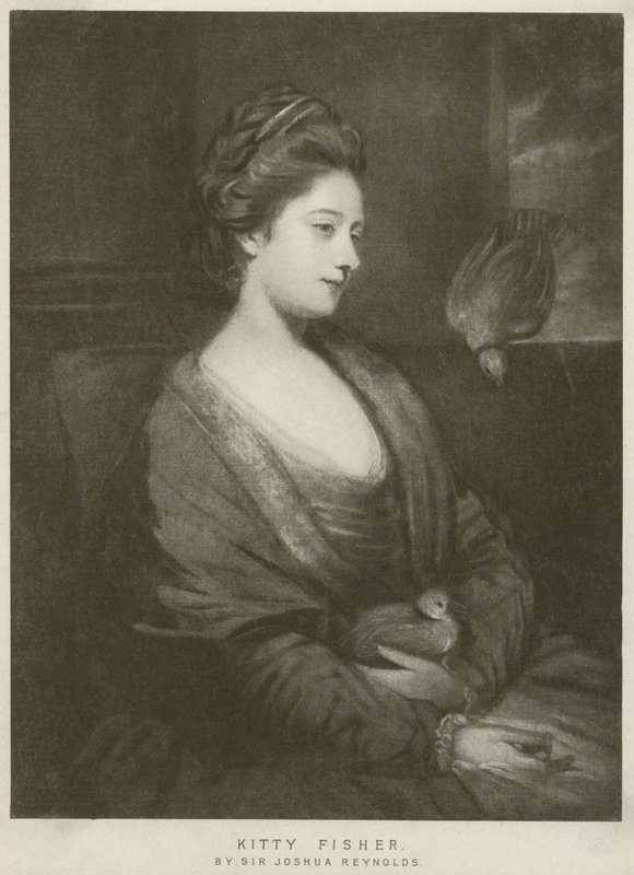 Retrato de Kitty Fisher de Joshua Reynolds